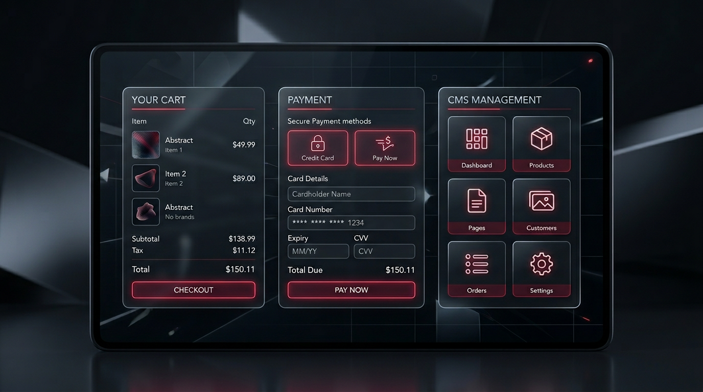 Mobile coffee ordering app interface concept
